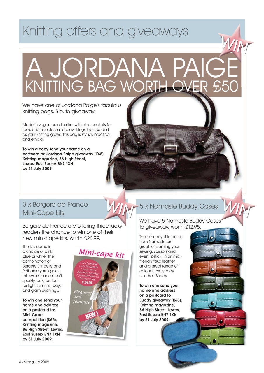 Knitting Preview Pages