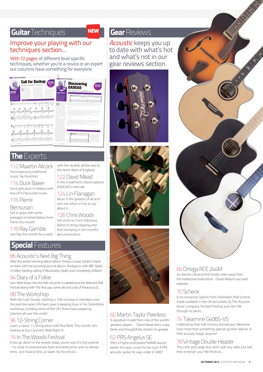 Acoustic Preview Pages