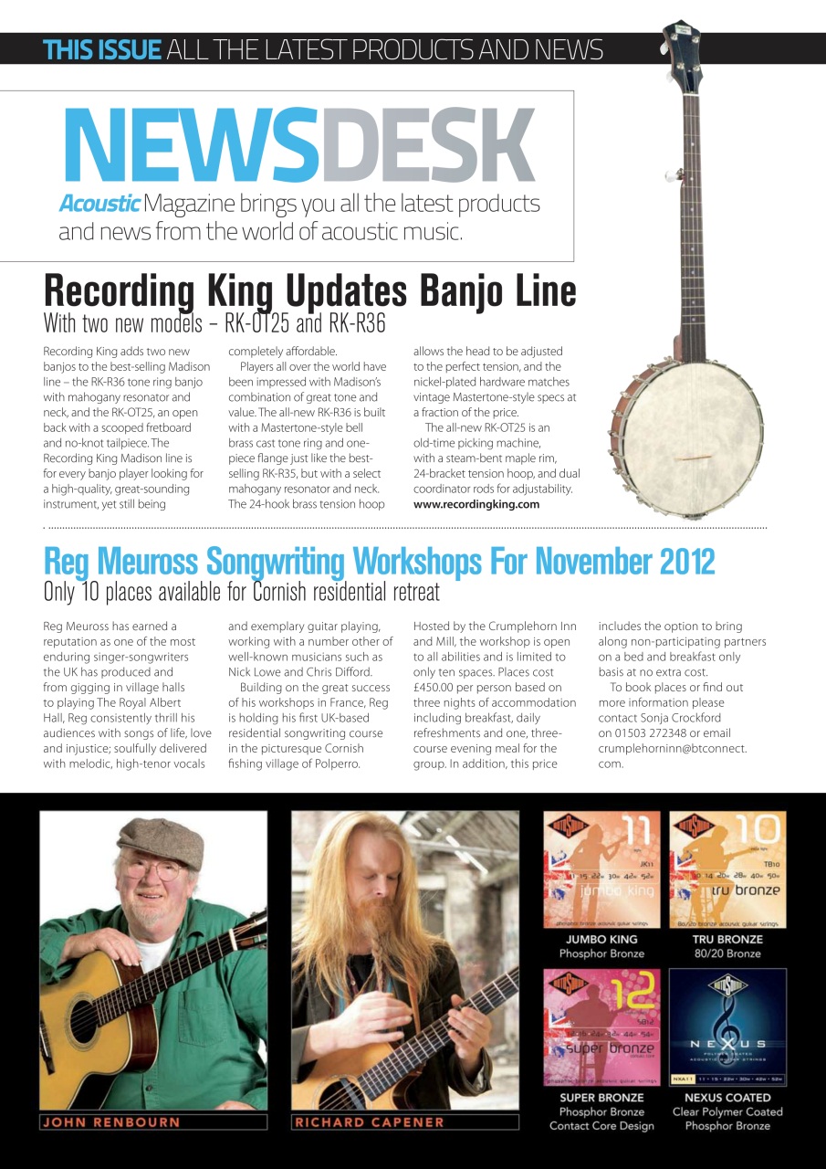 Acoustic Preview Pages