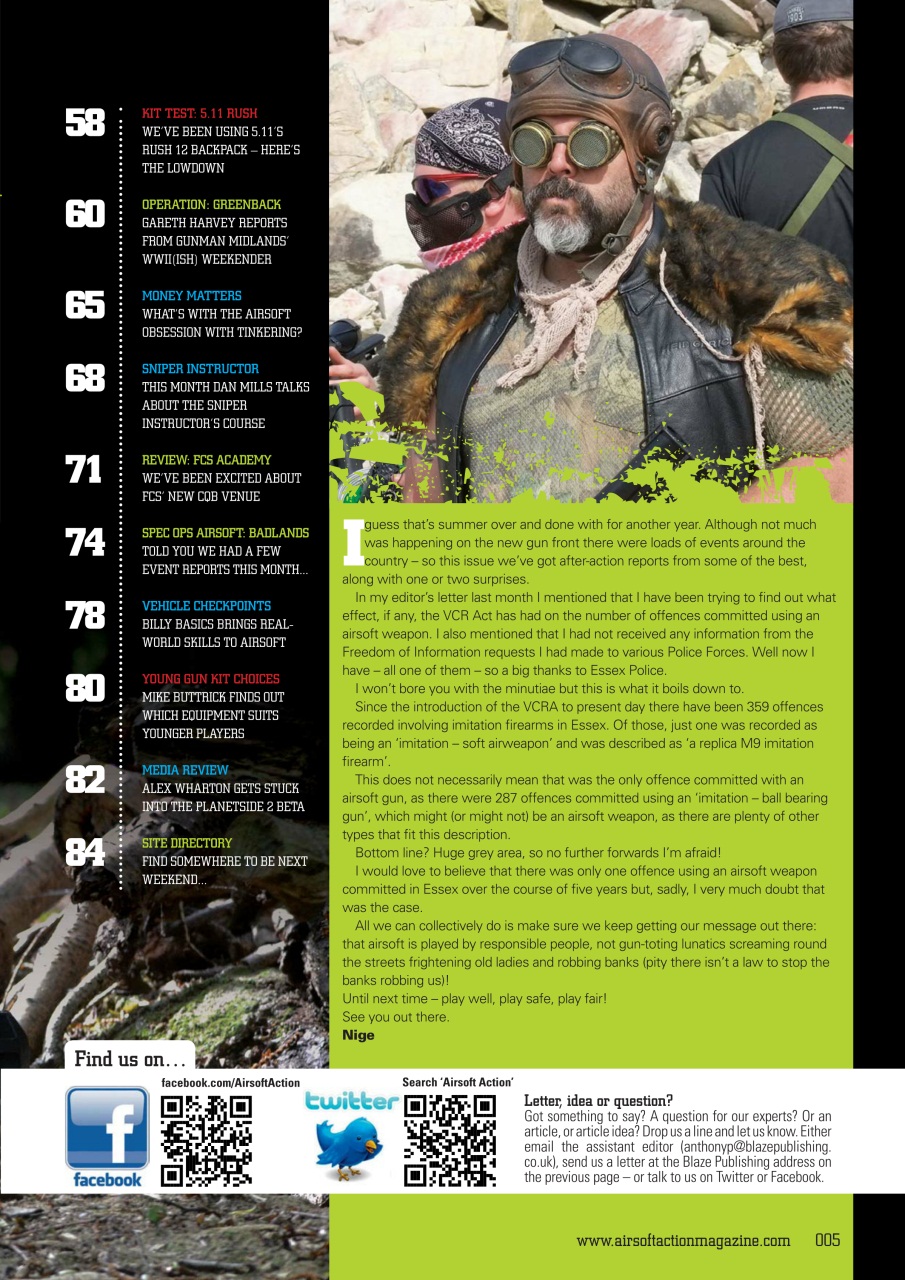 Airsoft Action Preview Pages