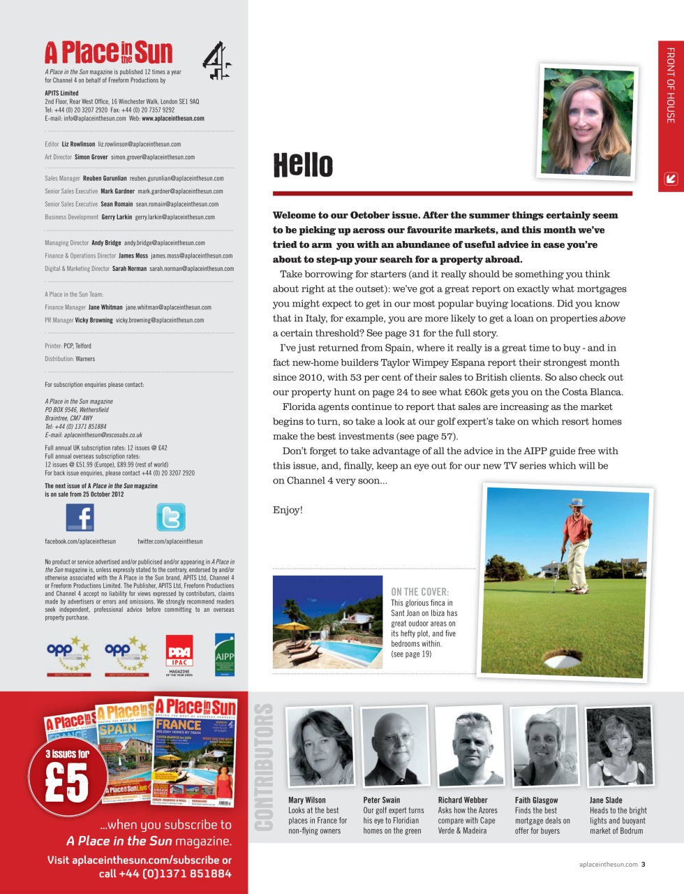 A Place in the Sun Magazine Preview Pages