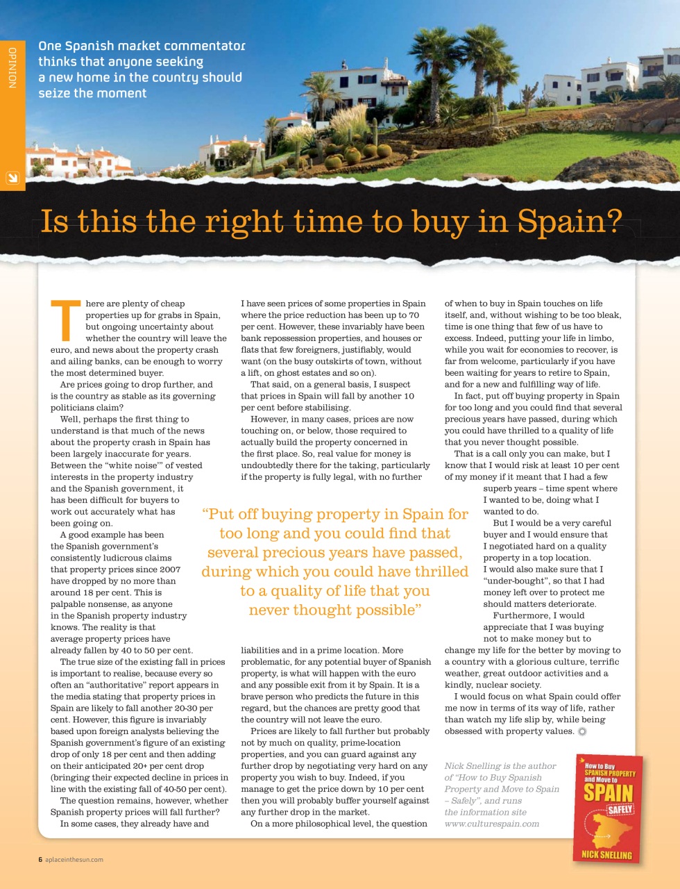 A Place in the Sun Magazine Preview Pages