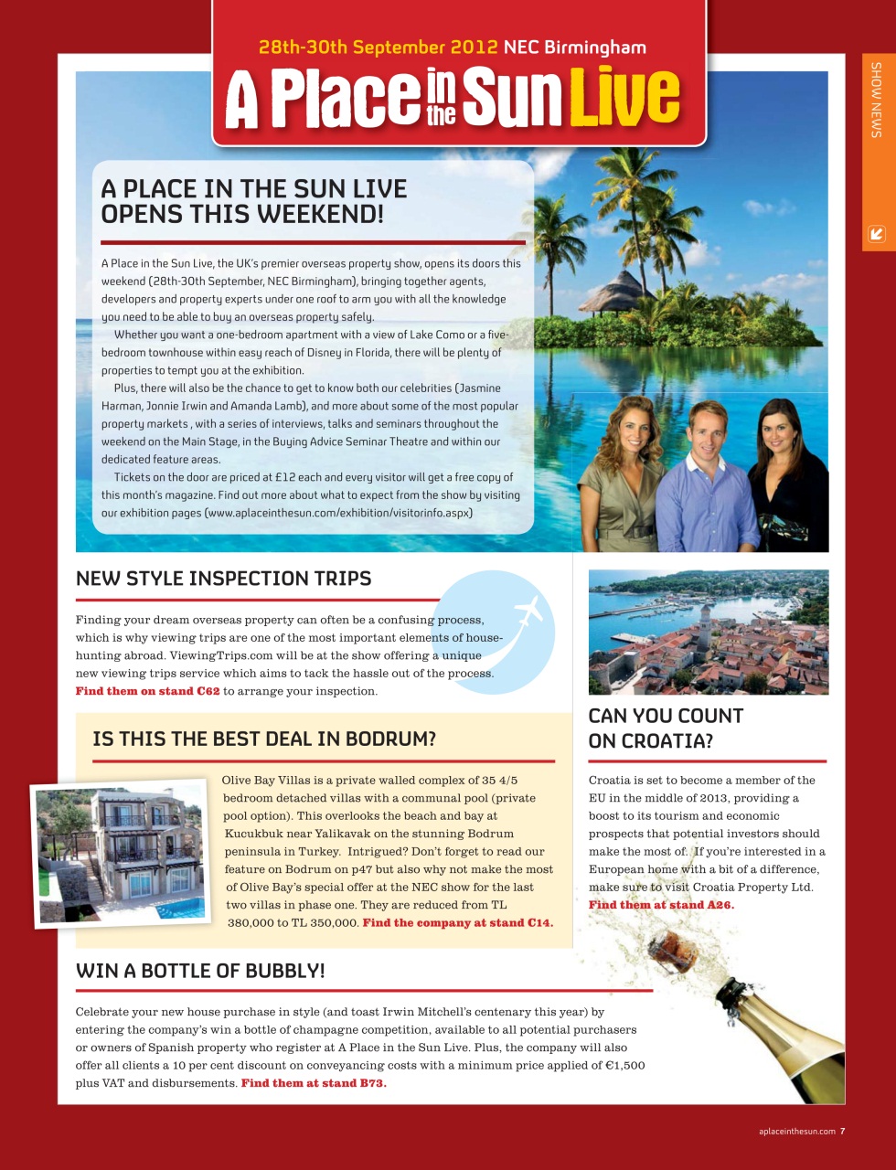A Place in the Sun Magazine Preview Pages