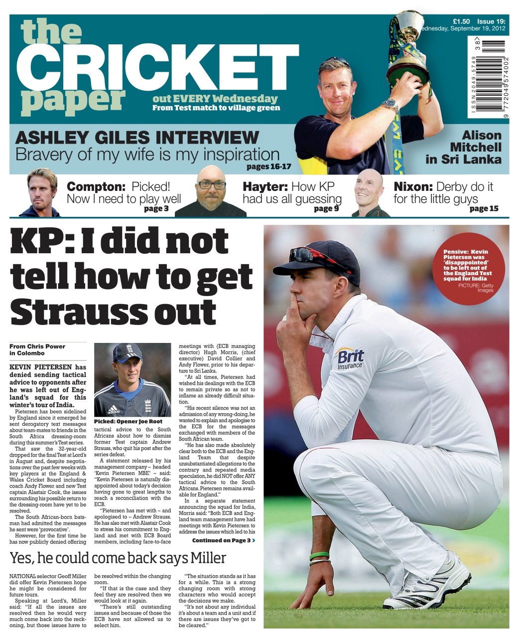 The Cricket Paper Preview Pages