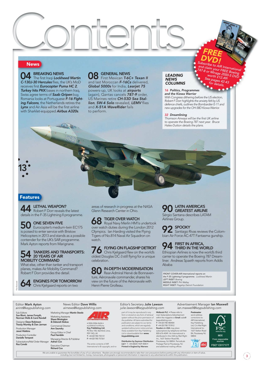 AIR International Preview Pages