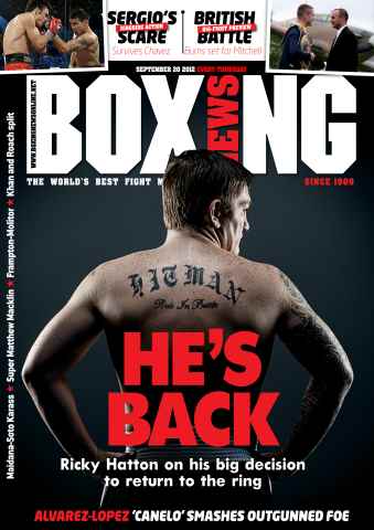 Boxing News issue 20th September 2012