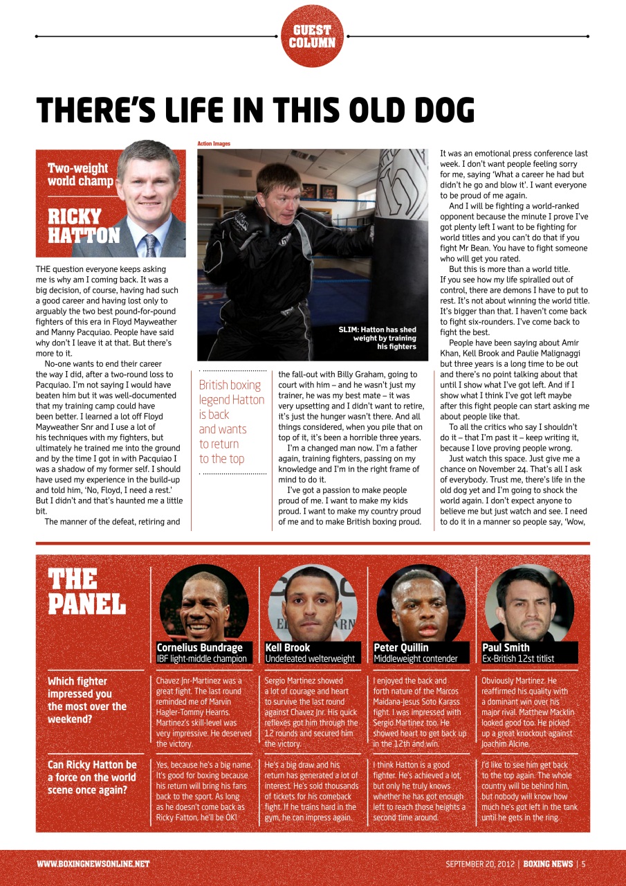Boxing News Preview Pages