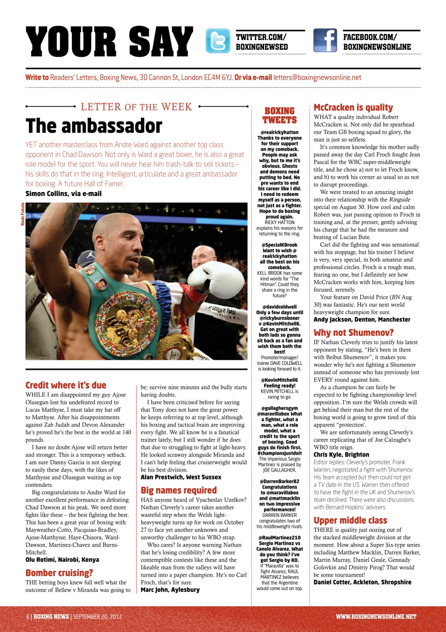 Boxing News Preview Pages