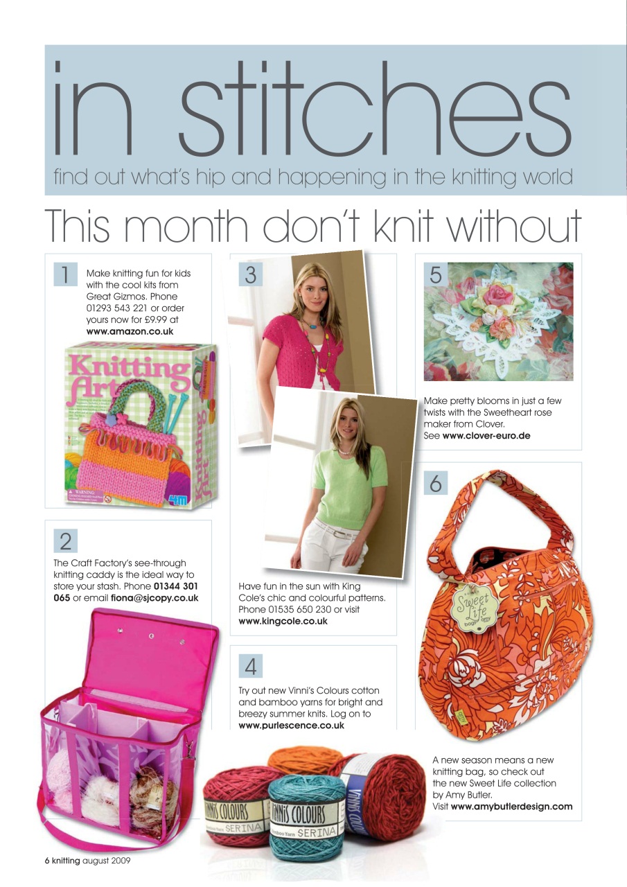 Knitting Preview Pages