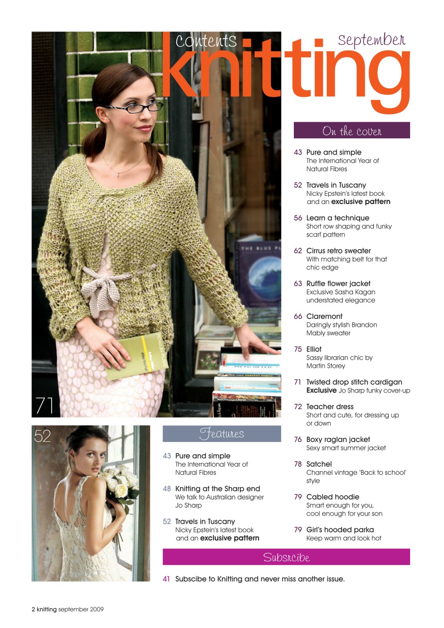 Knitting Preview Pages