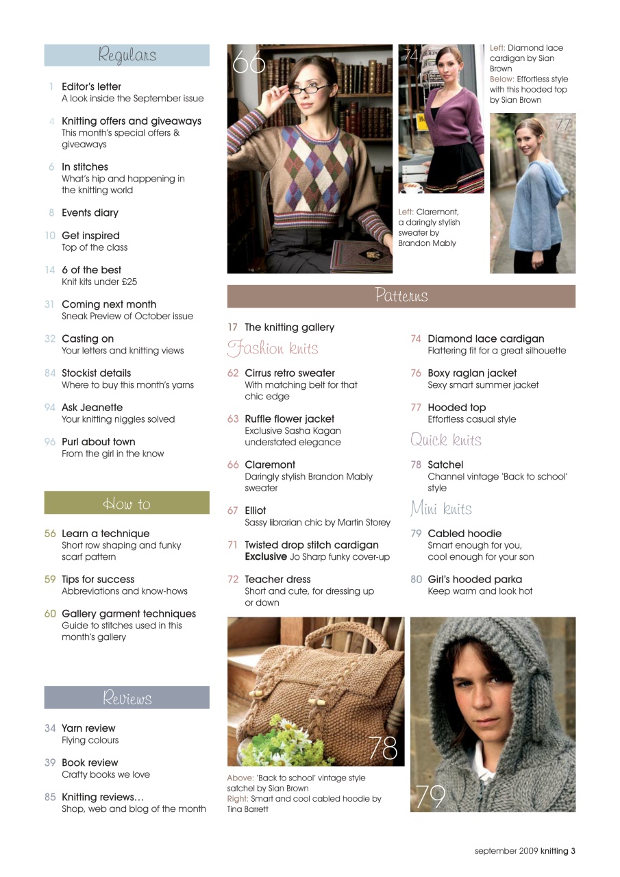 Knitting Preview Pages