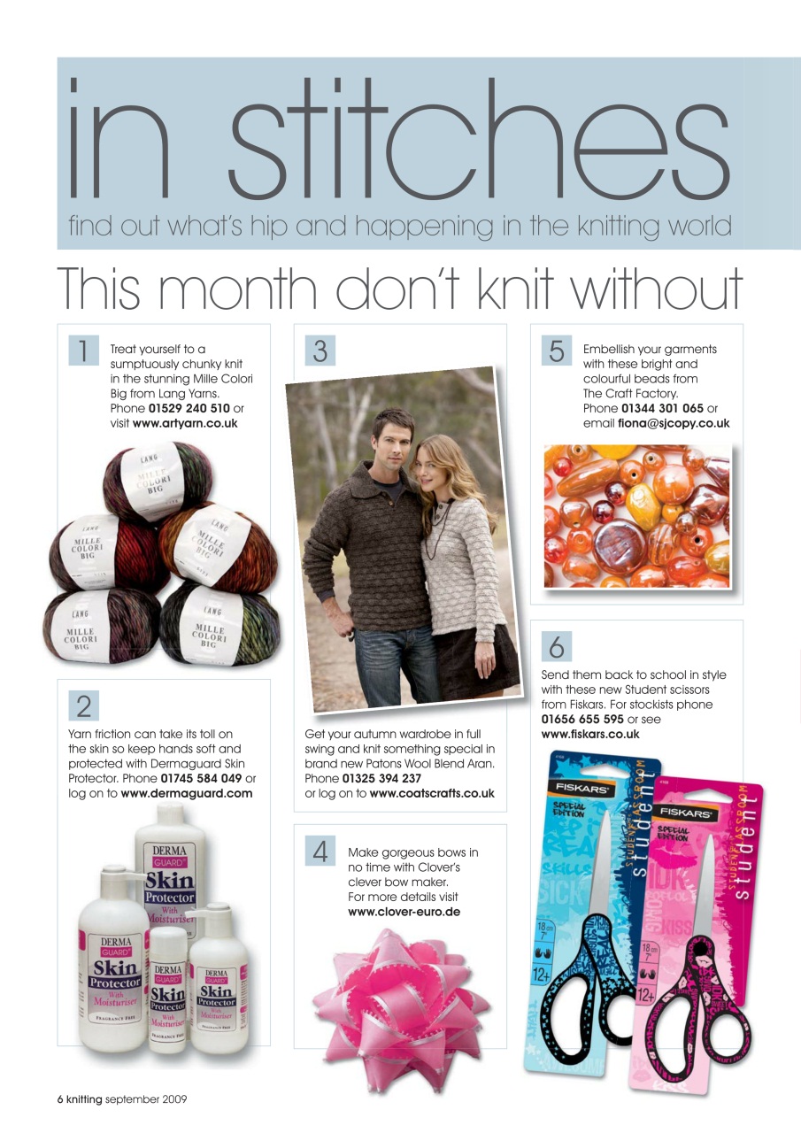 Knitting Preview Pages