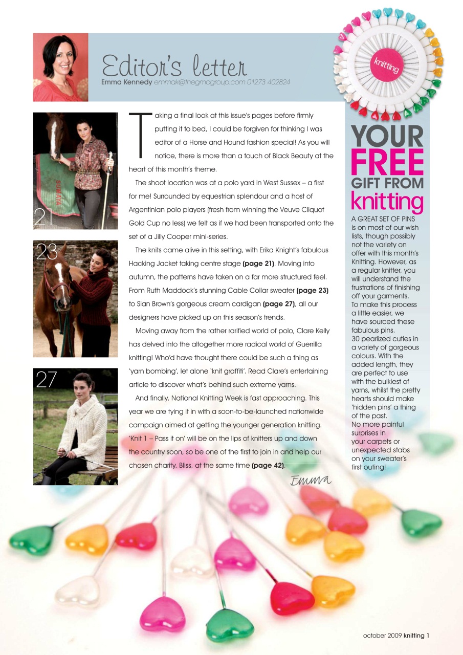 Knitting Preview Pages