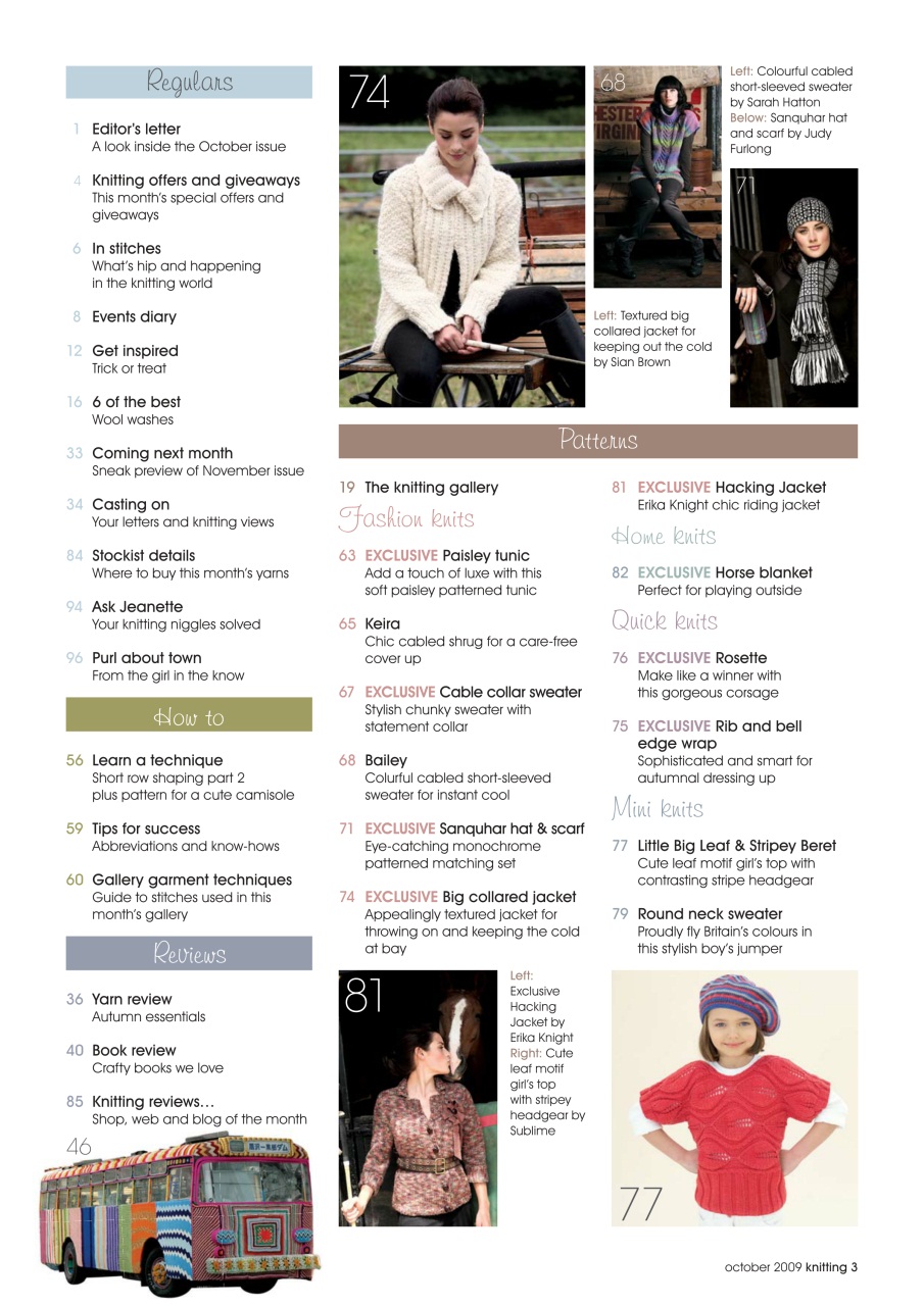 Knitting Preview Pages