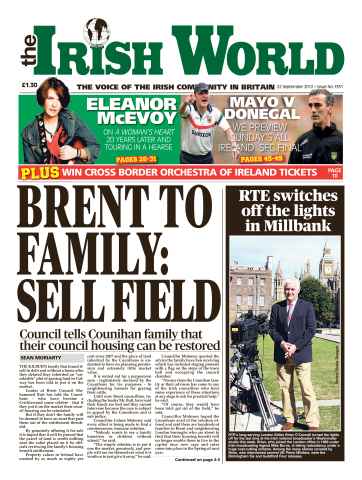 Irish World issue 22nd September 2012