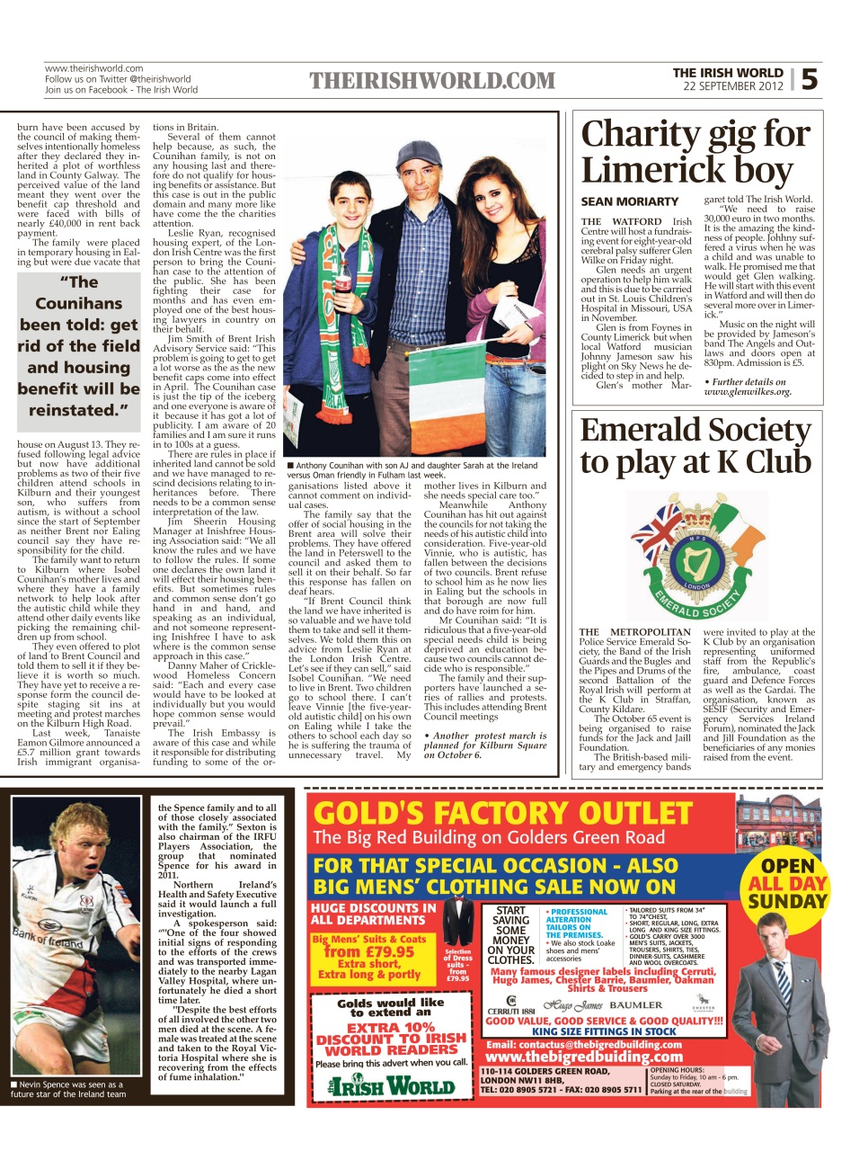 Irish World Preview Pages