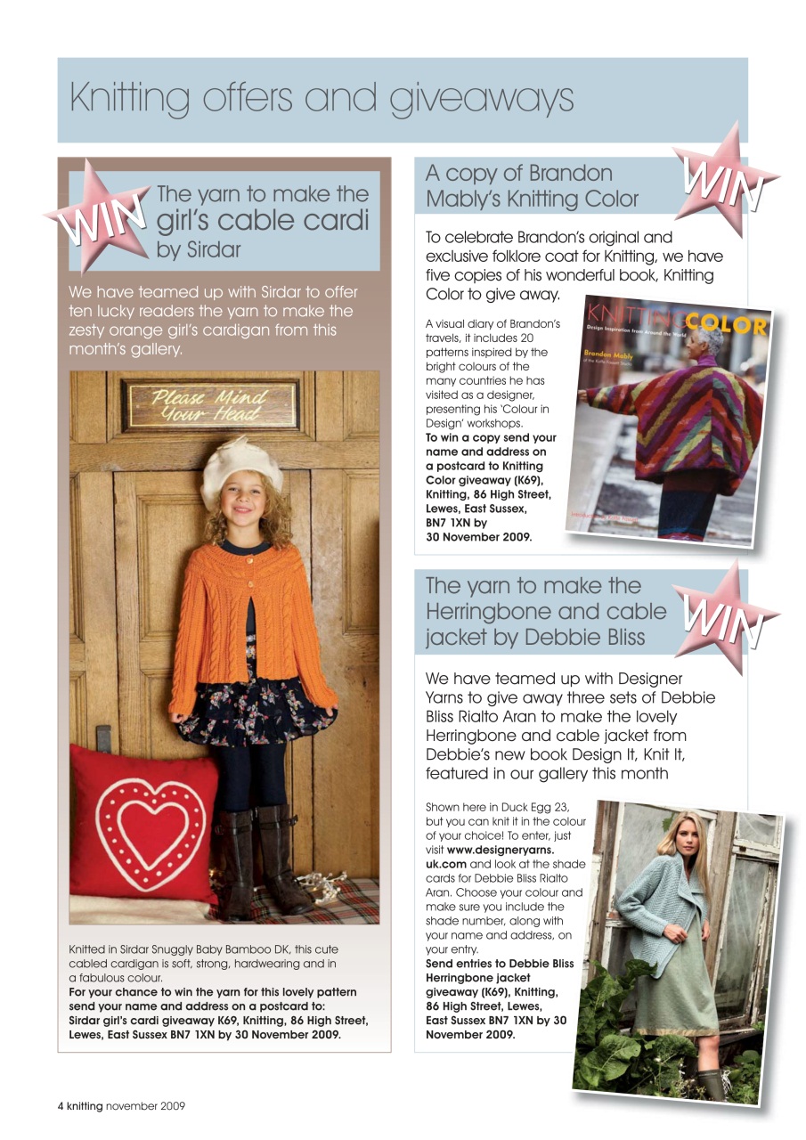 Knitting Preview Pages