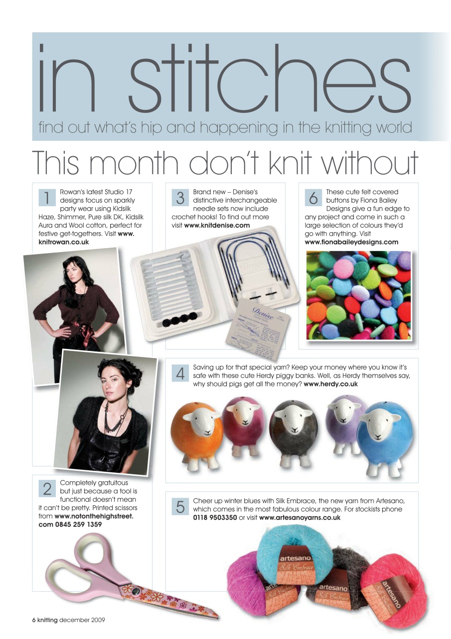 Knitting Preview Pages