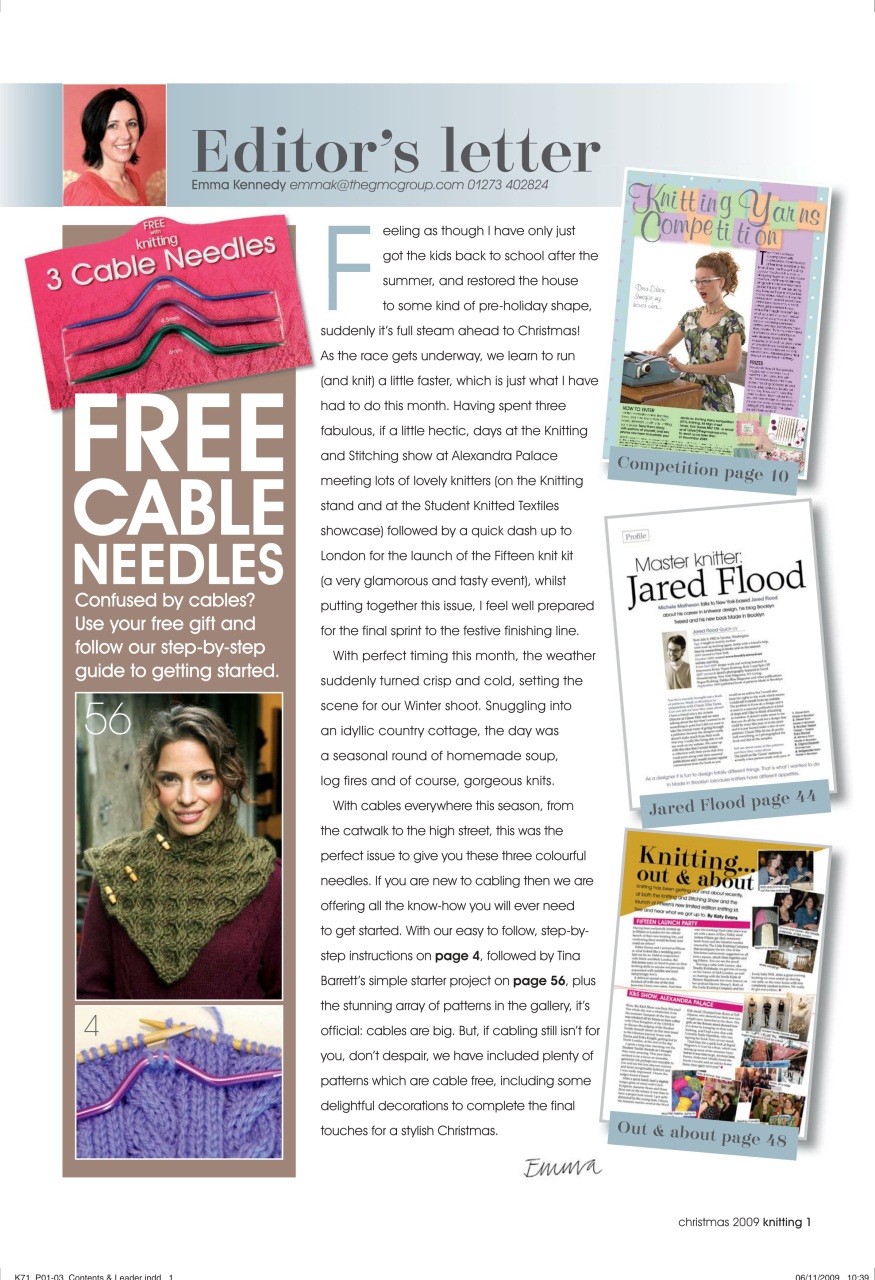 Knitting Preview Pages