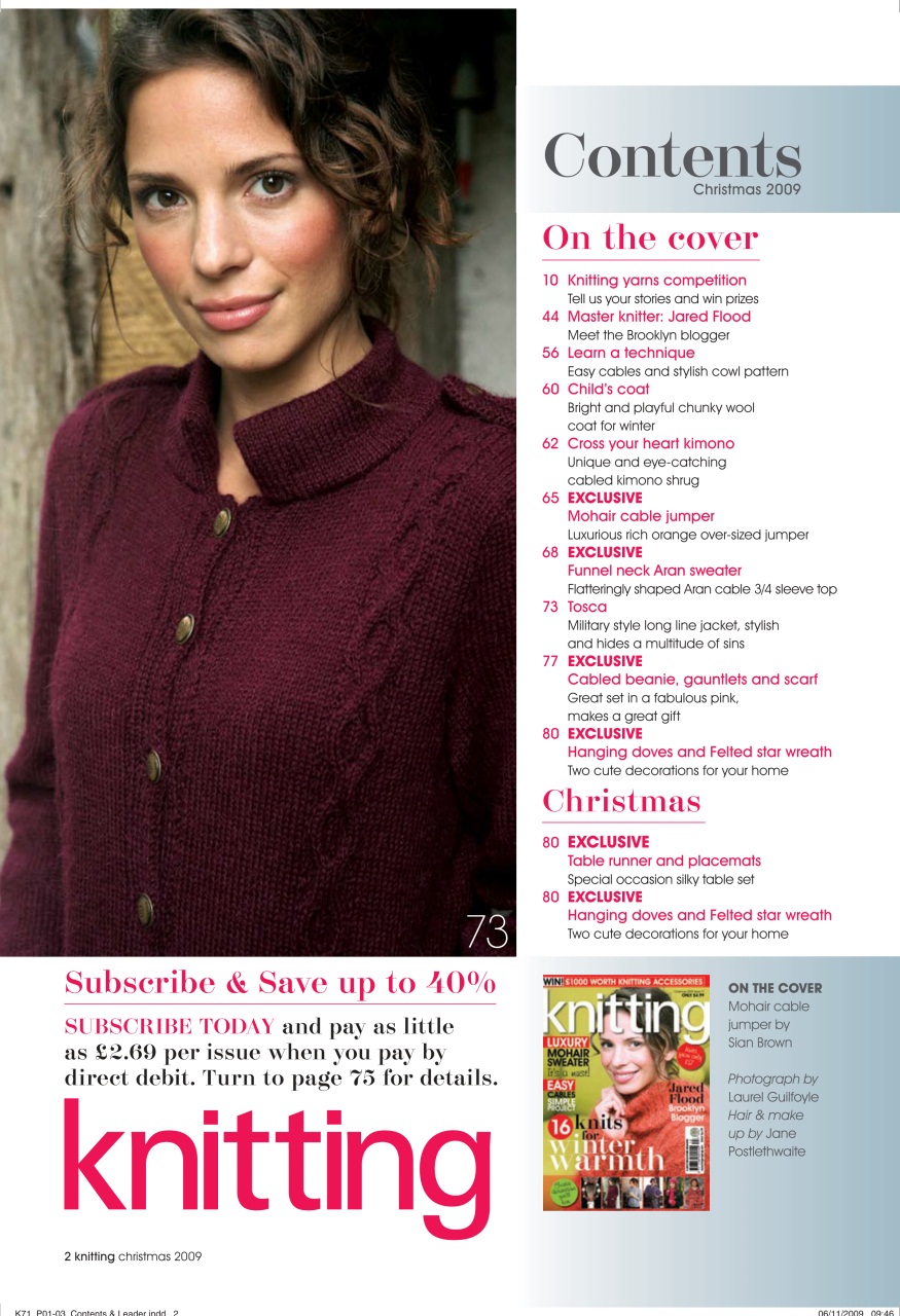 Knitting Preview Pages