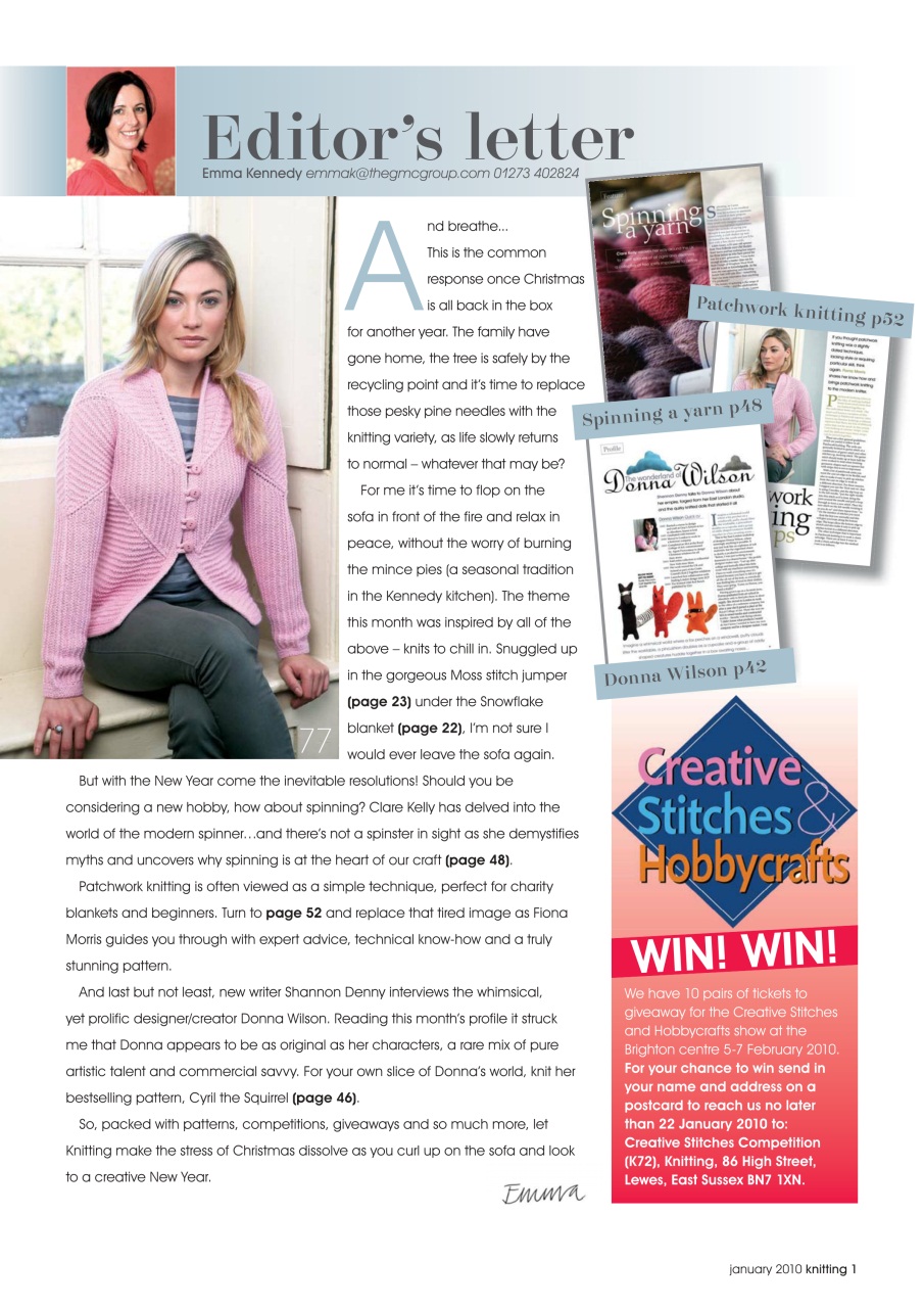 Knitting Preview Pages