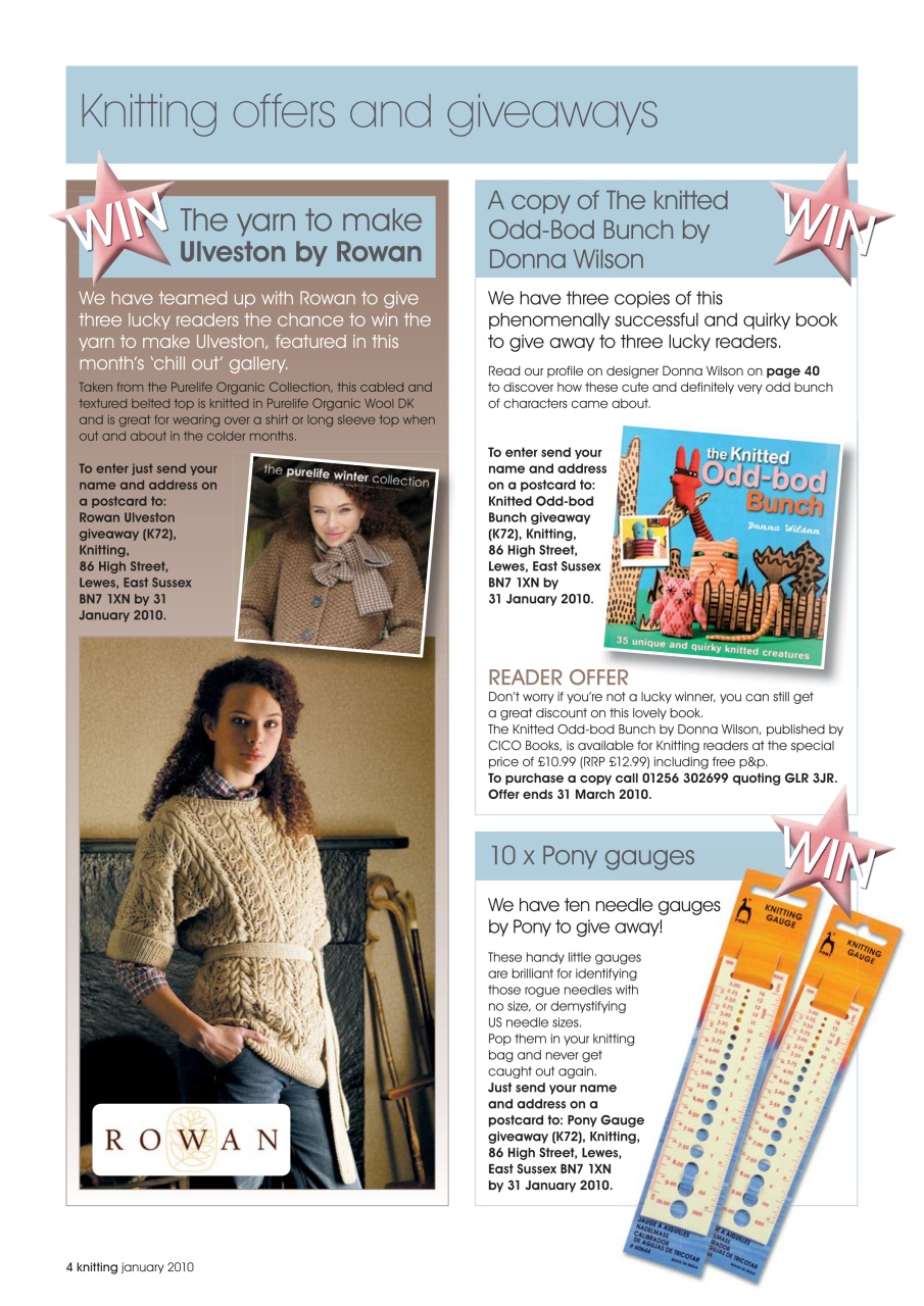 Knitting Preview Pages