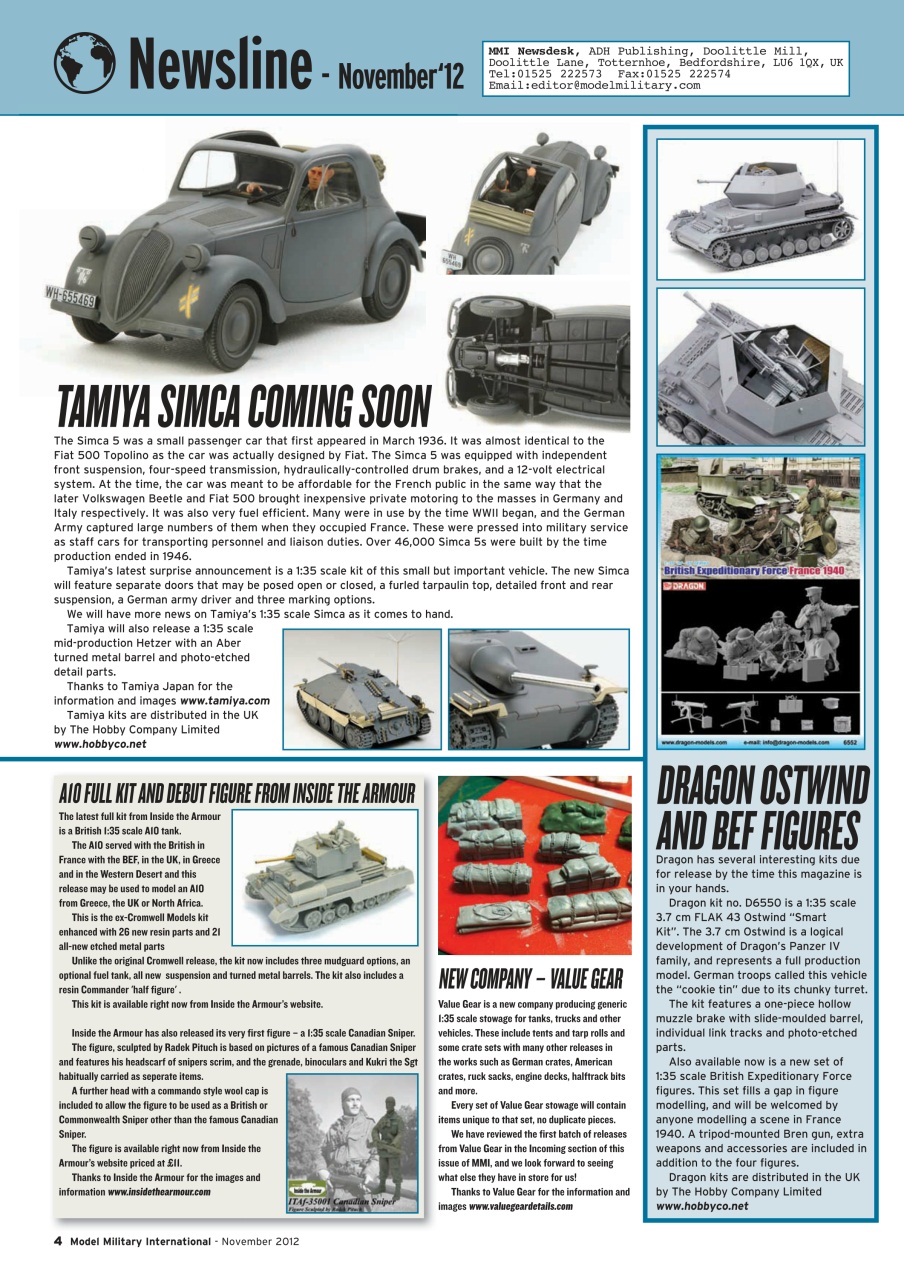 Model Military International Preview Pages
