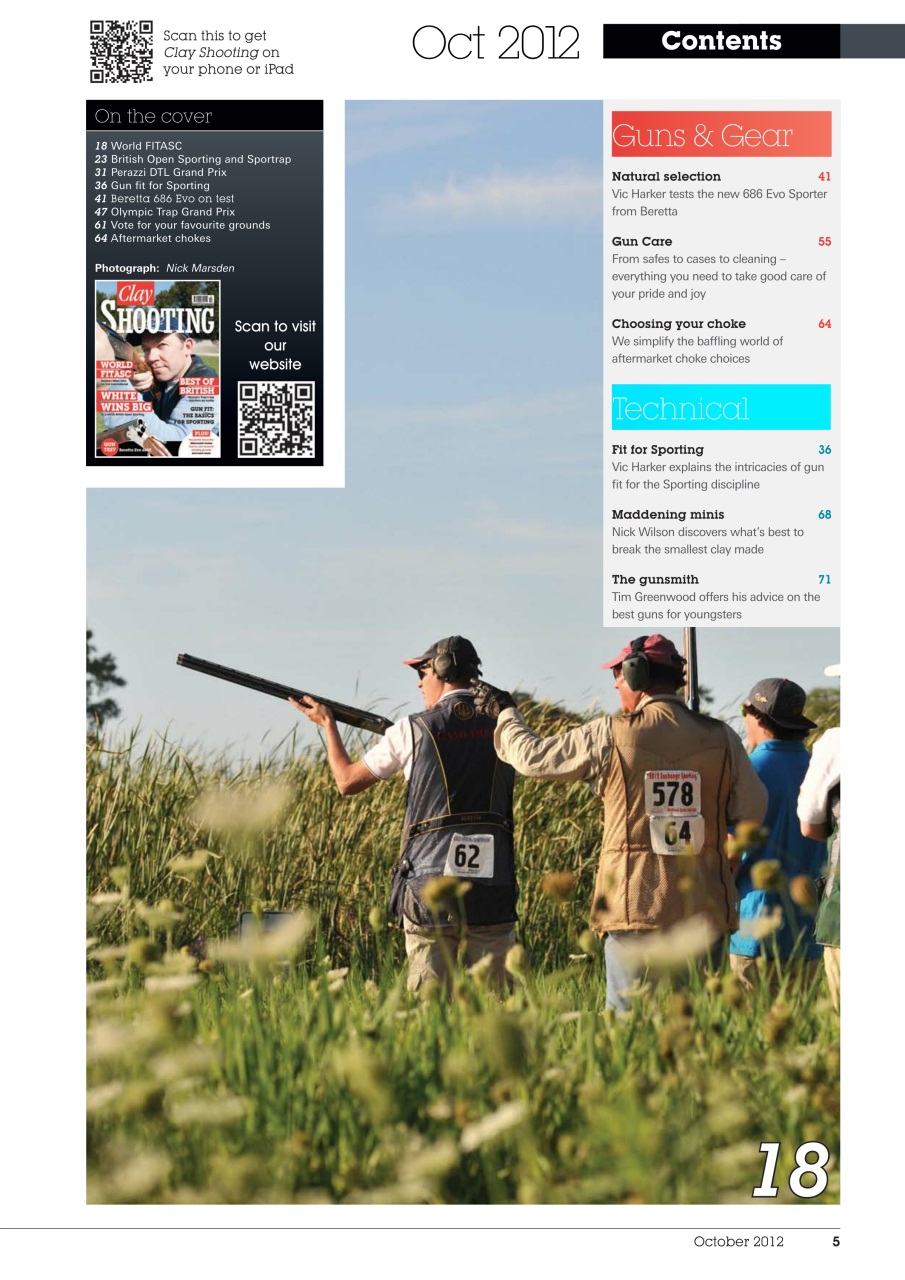 Clay Shooting Preview Pages