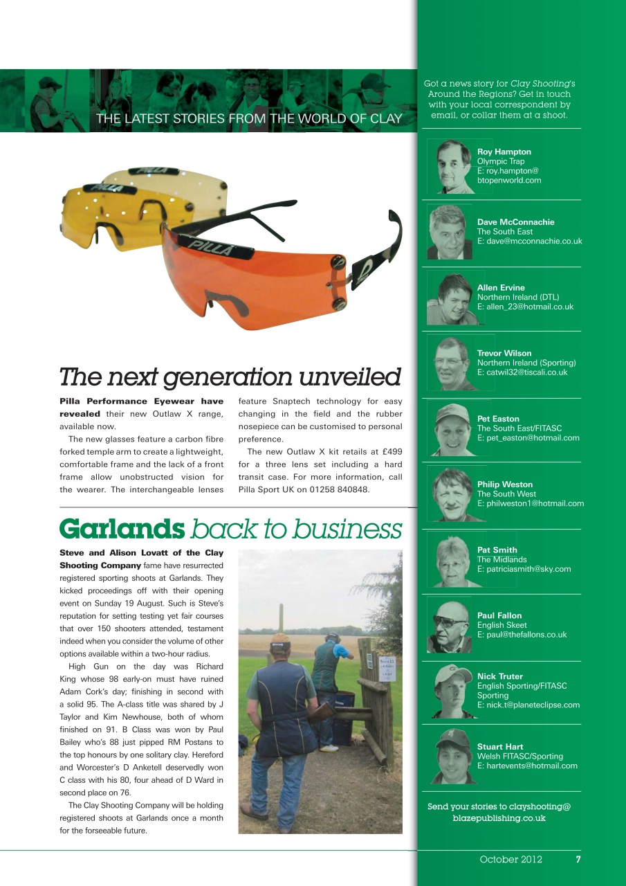 Clay Shooting Preview Pages