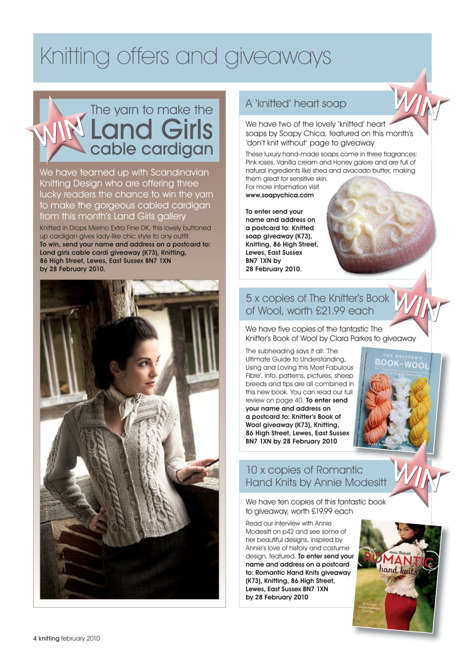 Knitting Preview Pages