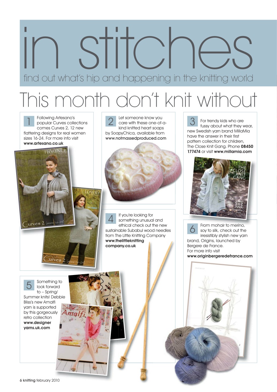 Knitting Preview Pages