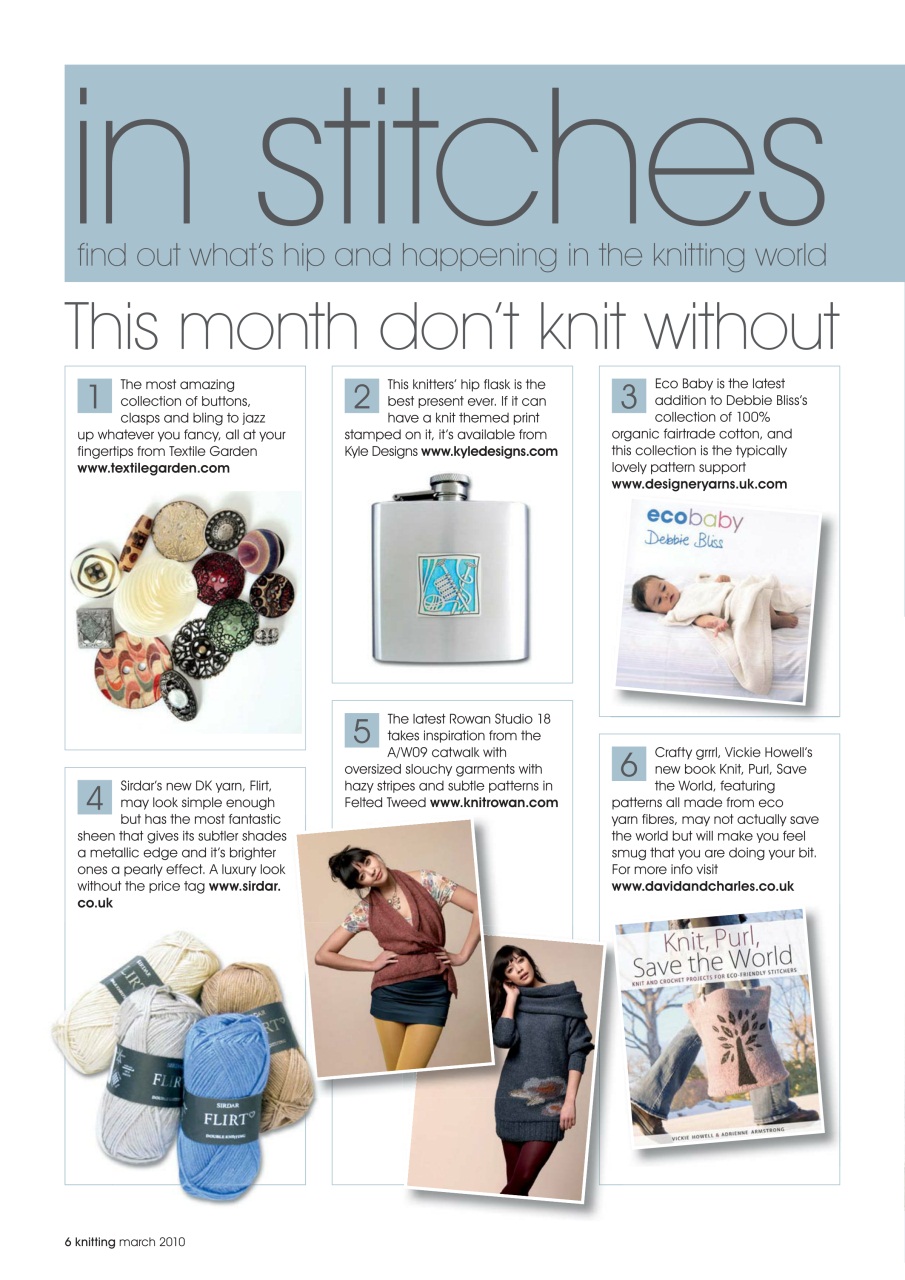 Knitting Preview Pages