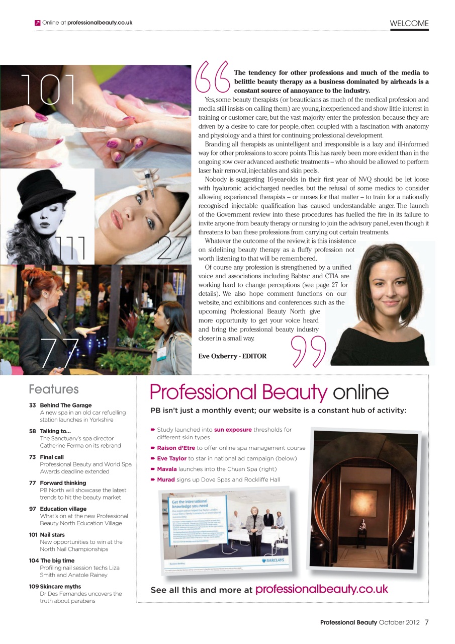 Professional Beauty Preview Pages