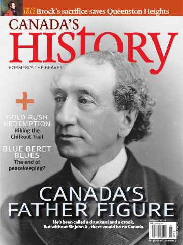 Canada's History issue October-November 2012
