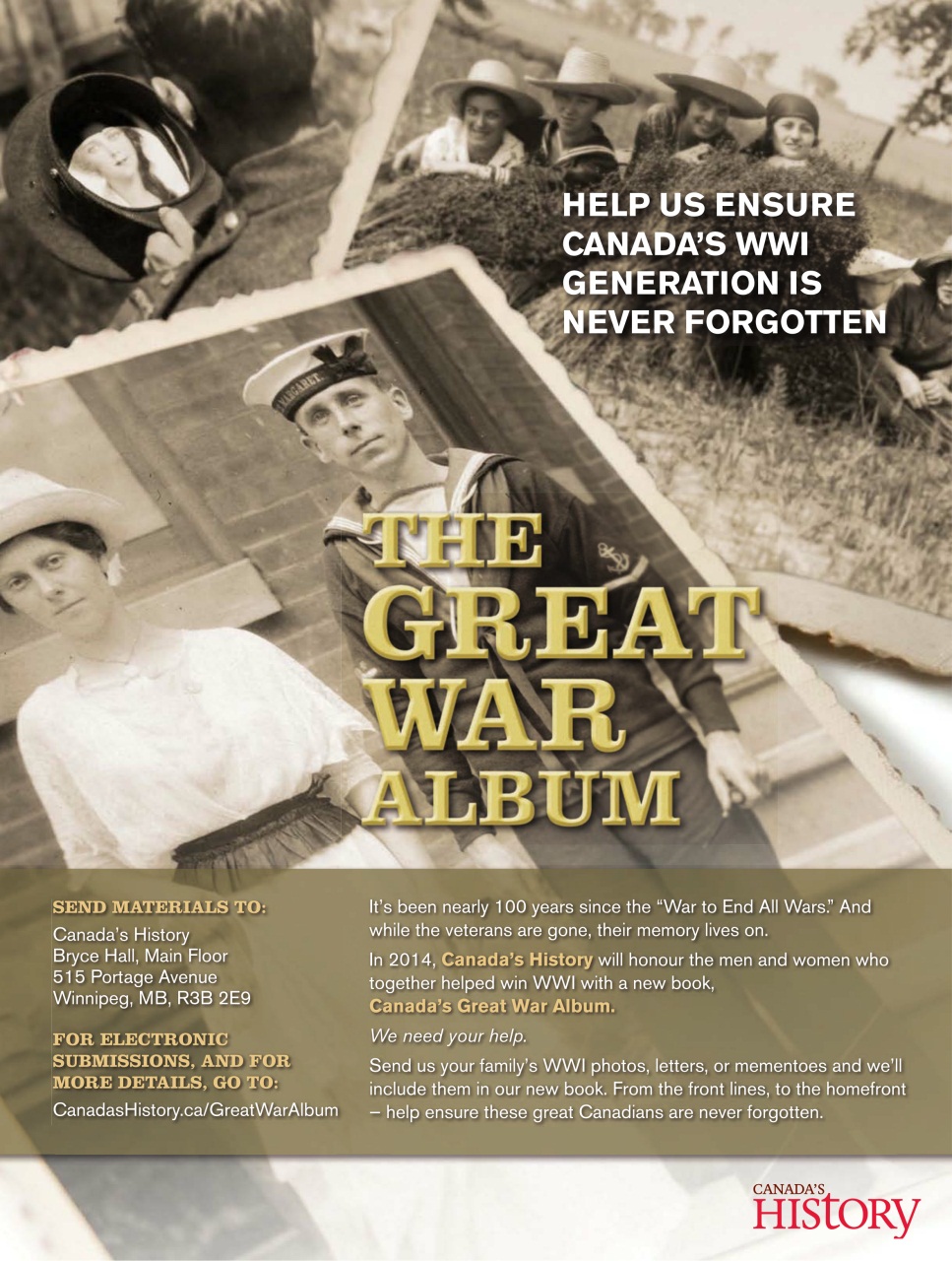 Canada's History Preview Pages