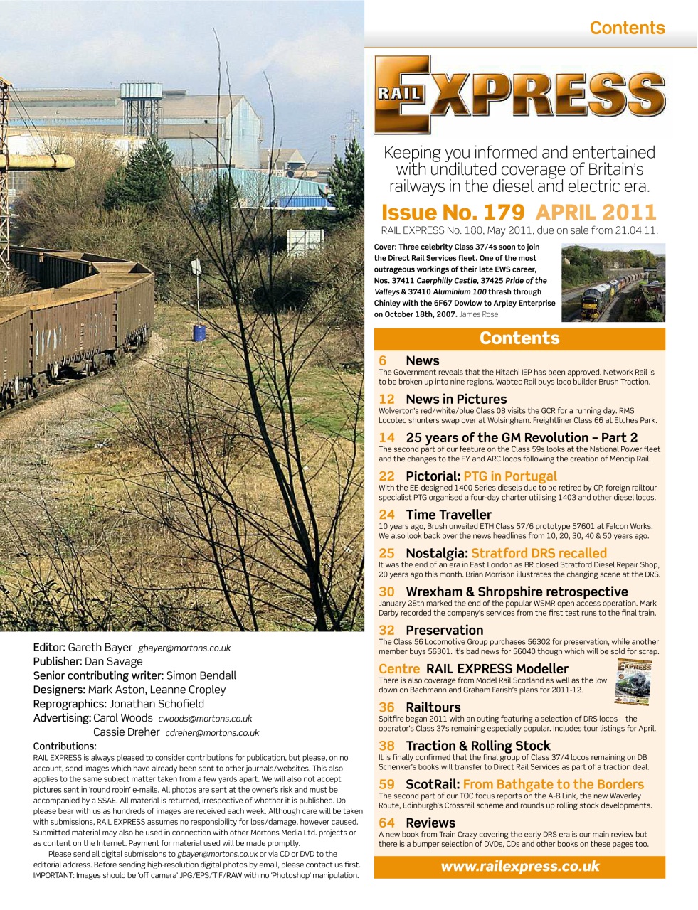 Rail Express Preview Pages
