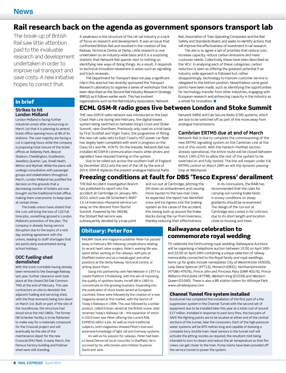 Rail Express Preview Pages