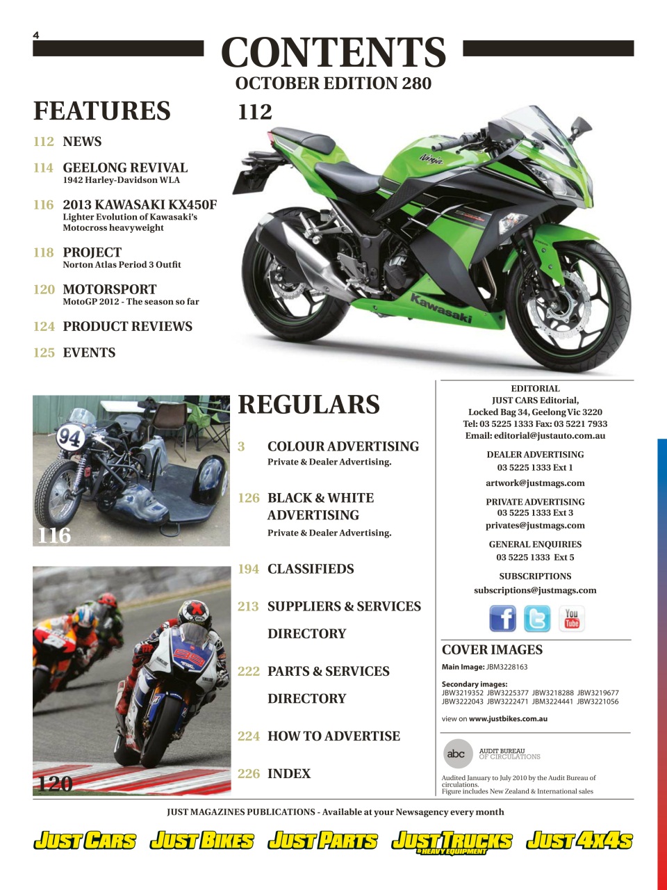 JUST BIKES Preview Pages