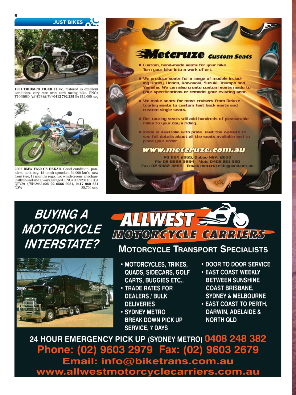 JUST BIKES Preview Pages