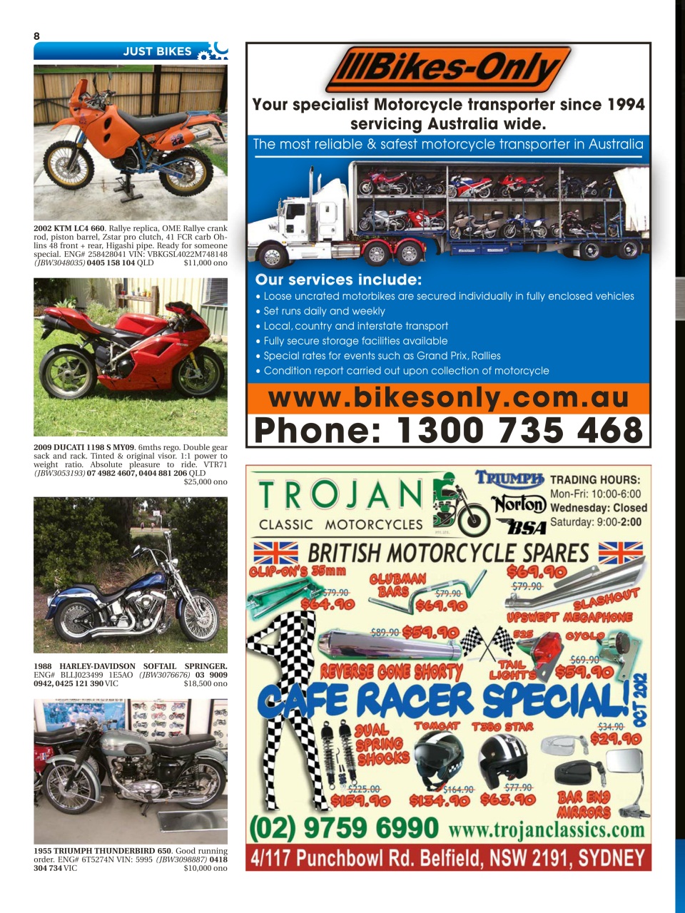 JUST BIKES Preview Pages