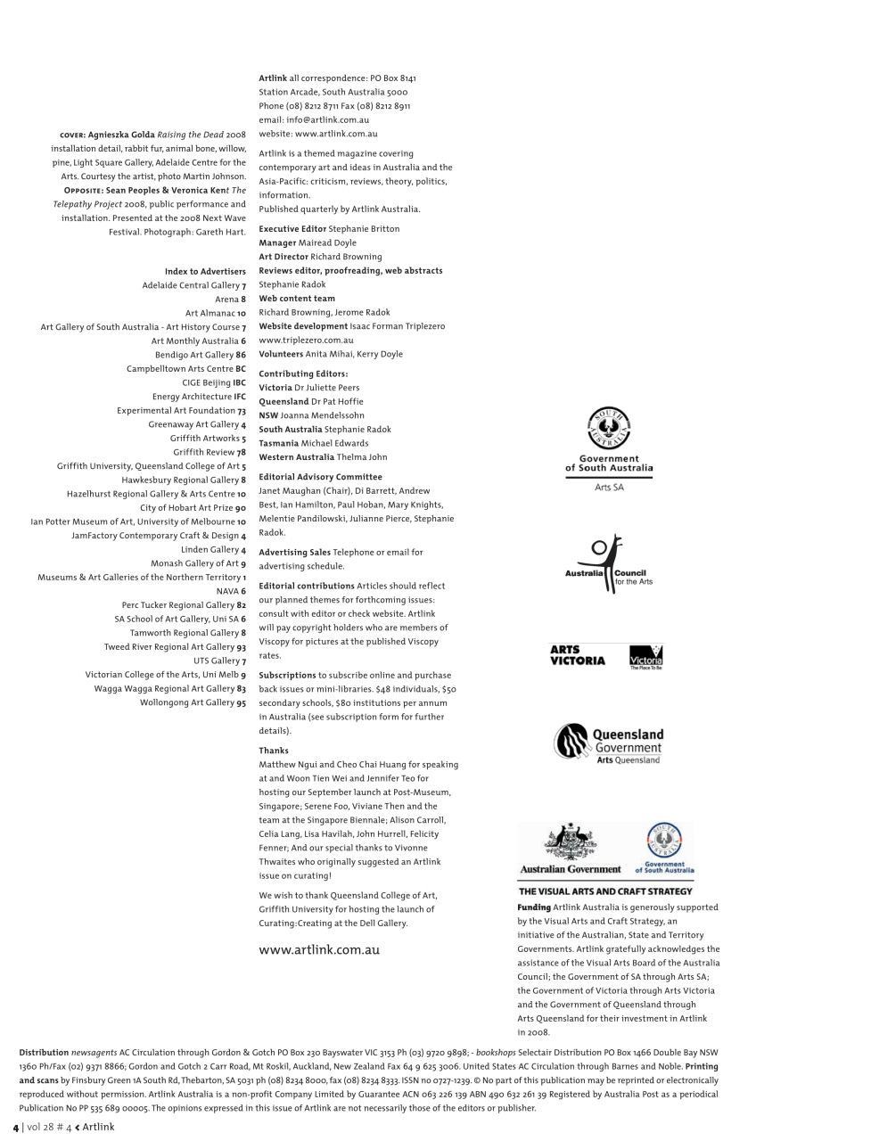 Artlink Magazine Preview Pages