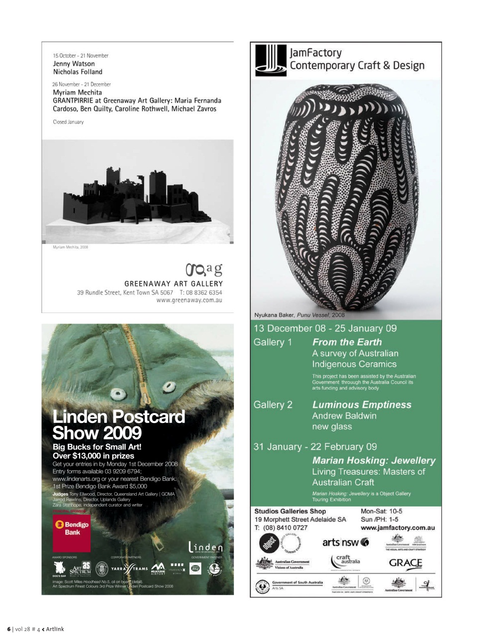 Artlink Magazine Preview Pages