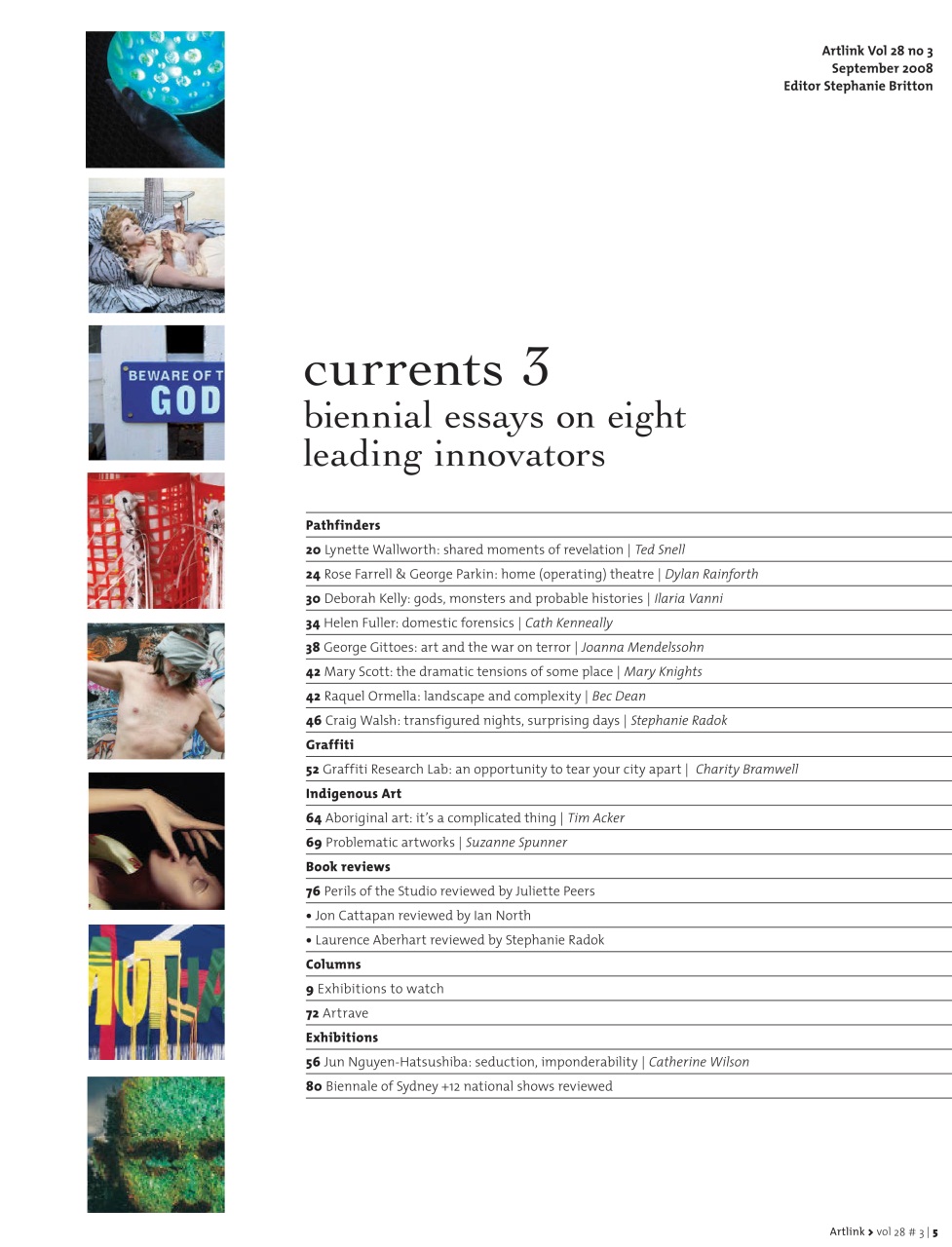 Artlink Magazine Preview Pages