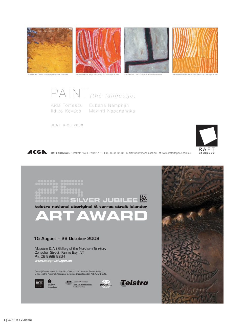 Artlink Magazine Preview Pages