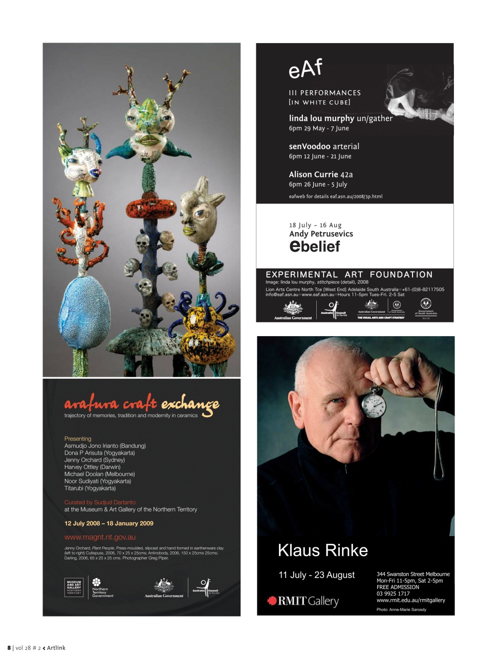 Artlink Magazine Preview Pages