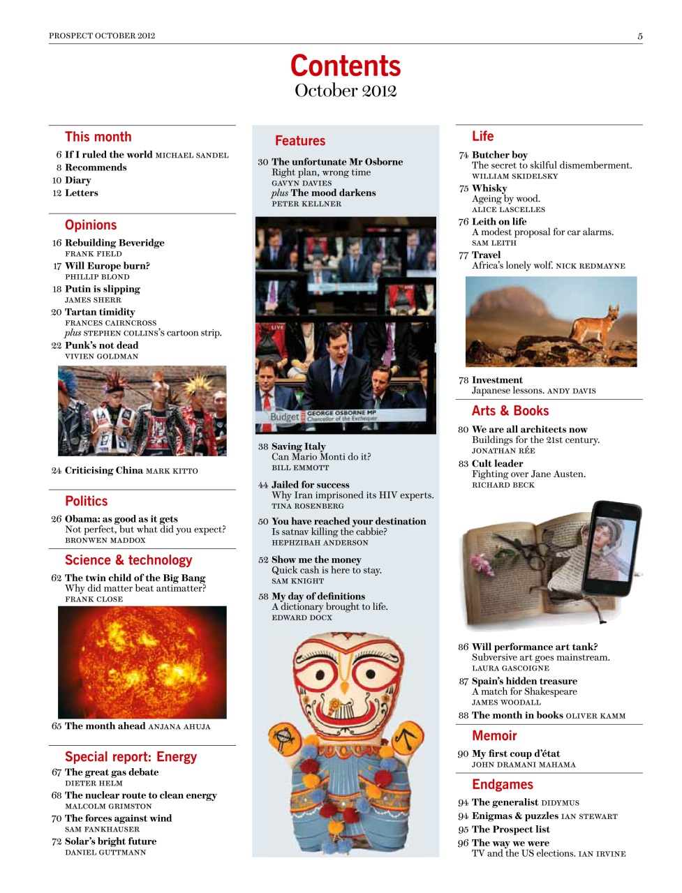 Prospect Magazine Preview Pages