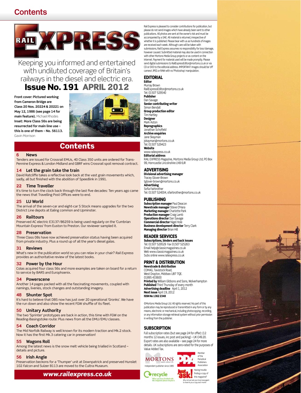 Rail Express Preview Pages