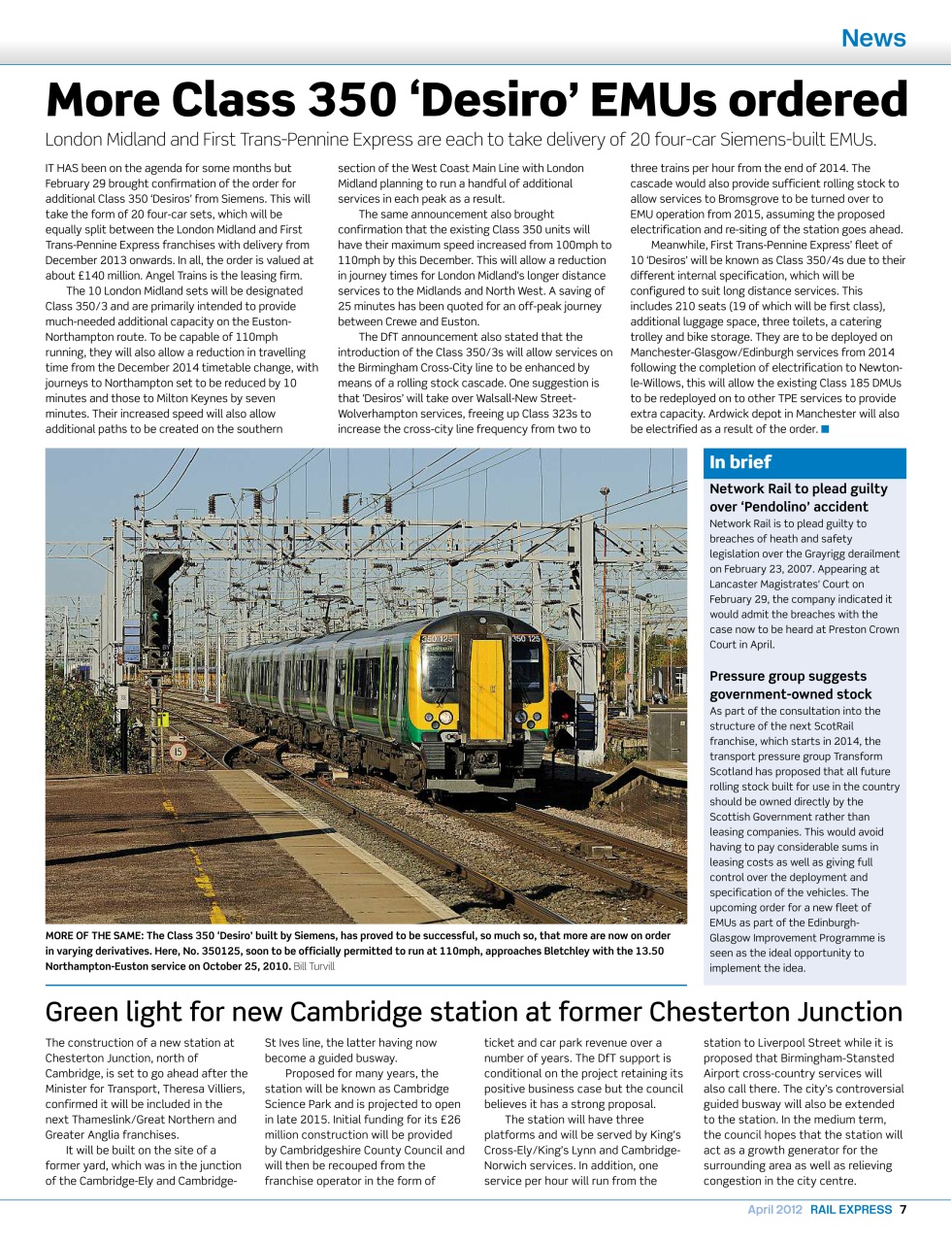 Rail Express Preview Pages