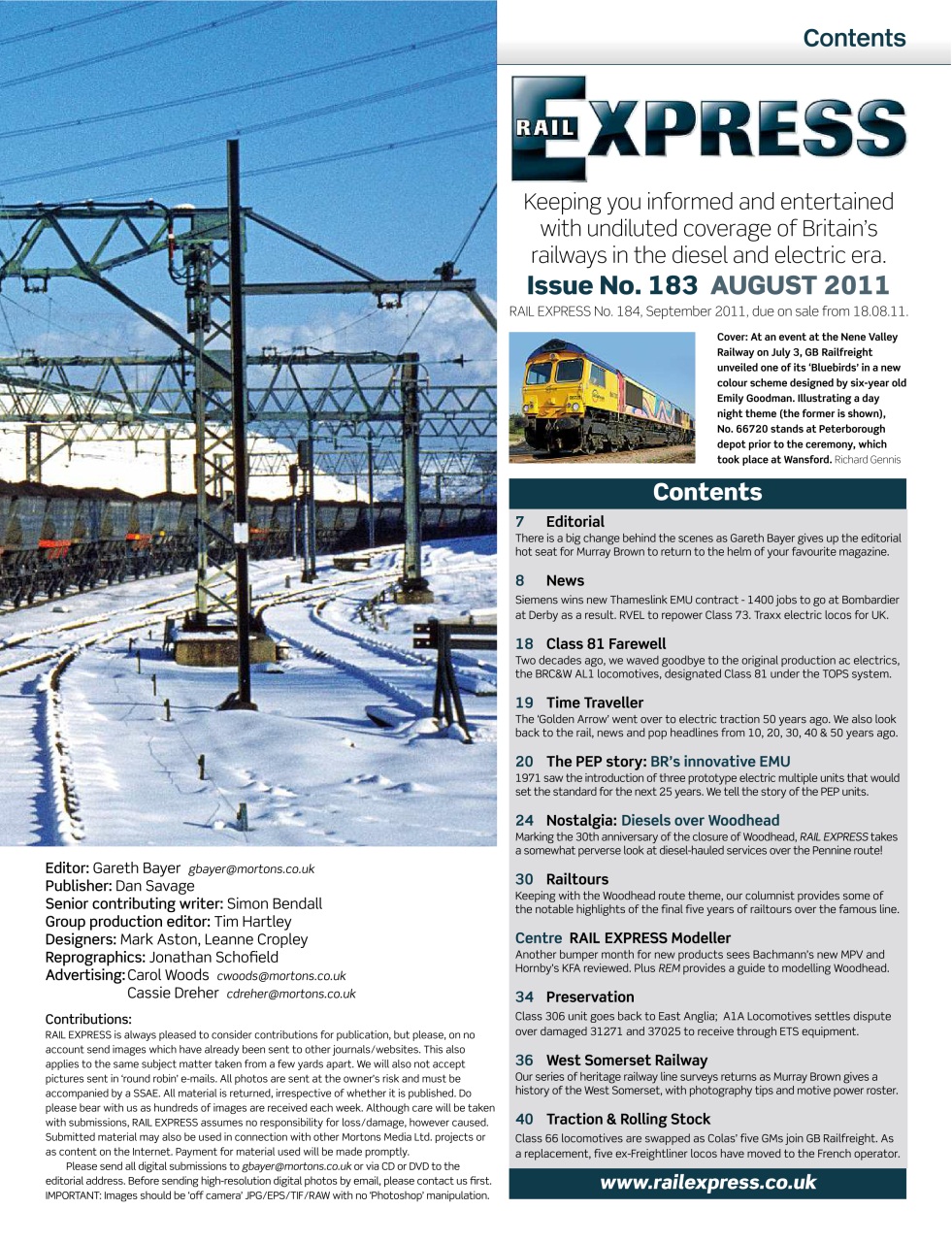Rail Express Preview Pages