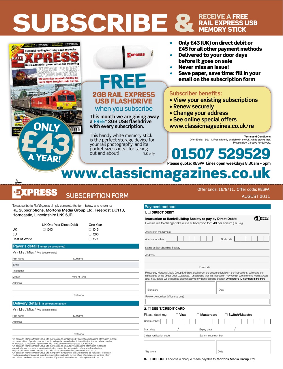 Rail Express Preview Pages